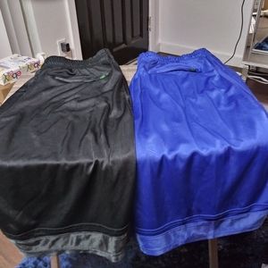 Two pair of men's athletic shorts lot of 2 new